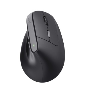 Mouse ergonomic fara fir Trust Bayo II, rezolutie maxima 2400 DPI, 6 butoane, interfata USB-C, 2.4GHz, negru - Img 8