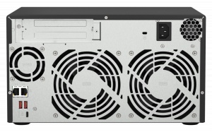 NAS QNAP 873A 8-Bay, CPU AMD Ryzen V1000 series V1500B 4C/8T 2.2GHz, RAM 8GB (1x 8GB) DDR4 (2 x SODIMM slots, max. 64GB, suport optional ECC RAM), 8x 2.5/3.5 SATA 6Gbps, 2x M.2 2280 NVMe PCIe Gen3 x1 HDD (neincluse), LAN: 2 x 2.5GbE (optional port 10GbE - Img 2