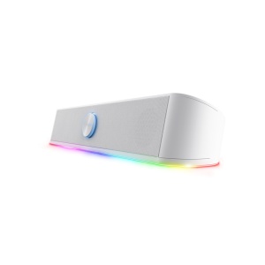 Soundbar Trust GXT 619W Thorne, putere maxima iesire 12W, freccventa raspuns 150 Hz - 20.000 Hz, impendata difuzor 4 Ohm, cu iluminare, alb - Img 2