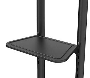 Stand podea mobil/fix Neomounts FL50-550BL1; pentru display-uri cu diagonale 37"-70", sistem de prindere VESA 100x100~600x400, greutate maxima suportata 50kg, tilt +5°/-12°, inaltime reglabila manual 1285-1450mm; management cabluri, 2 stalpi; dimensiuni - Img 6