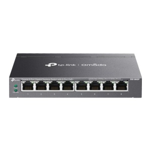 Switch TP Link Omada 8-Port Gigabit Unmanaged Desktop cu 8× 10/100/1000 Mbps RJ45 Ports, alimentare externa External Power Adapter(Output: 53.5VDC / 1.31A), capacitate 16 Gbps - Img 2