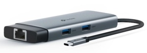 USB Type-C 6-Port Hub SPEC: 1 USB-C Connector, 1 HDMI 4K 60Hz Port, 1 USB-C PD 100W Port, 1 RJ45 1000Mbps Port, 2 USB-A 3.0 Ports, 1 USB-C 3.0 Port FEATURE: Plug and Play, Self-storage for Connector, Fast Heat Dissipation, Flexible and Durable - Img 4