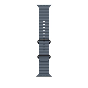 49mm Anchor Blue Ocean Band - Black Titanium Finish