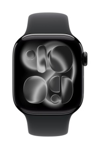 Apple Watch 42mm Sport Band: Black Sport Band - S/M - Img 2