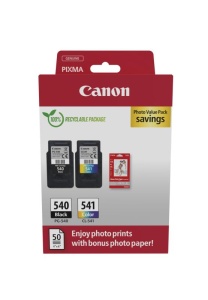 Canon pachet cartuse cearneala PG-540 /CL-541 Photo value pack, capacitate negru: 180 pagini/8ml, Color: 180 pagini / 8ml, Compatibil cu: PIXMA MG2140, PIXMA MG2150, PIXMA MG2155, PIXMA MG2250, PIXMA MG3140, PIXMA MG3150, PIXMA MG3250, PIXMA MG3550, - Img 3