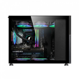 Carcasa 1STPLAYER MI6-EV Mid Tower NEGRU - Img 2