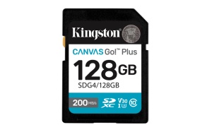 Card de Memorie SD Kingston 128GB Canvas GO Plus CL 10