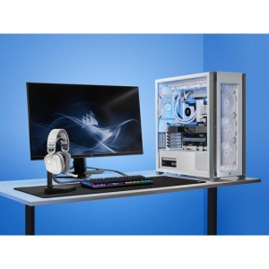 Casti cu microfon Corsair HS80 WIRELESS Surround 7.1, Multi-platform Gaming, 20Hz-40KHz, 32ohm, 116db, driver 50mm, autonomie baterie de pana la 20 de ore, alb - Img 9