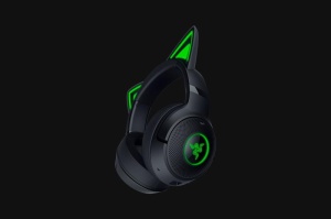 Casti Razer Kraken Kitty V2 Bluetooth 5.2Quartz Edition, interfata USB- A, sensibilitate 92.5 dB SPL / mW @ 1kHz si sensibilitate microfon 42 dBV /Pa, negru - Img 5