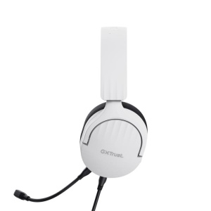 Casti Trust cu fir GXT 489W Fayzo, material ABS, lungime cablu detasabil 120cm, conector 3.5mm, frecventa raspuns 20 Hz, 20.000 Hz, senzivitate 100 dB, sunet stereo, microfon omnidirectional, senzor electret, alb - Img 7