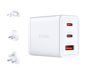 D-Link DCP-651. Charger type: Indoor, Power source type: AC, Charger compatibility: Universal. Input voltage: 90 - 264 V. USB Type-C ports quantity: 2, Fast charging, Power protection features: Over current, Over voltage, Overcharge, Overheating, Surge