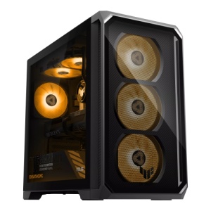 Desktop Gaming ASUS TM700TZ cu procesor AMD AMD Ryzen 7 8700F pana la 5.0 GHz, 32 GB DDR5, 1TB SSD, RTX 5060 Ti, Fara OS, Gri, 3 ani Garantie