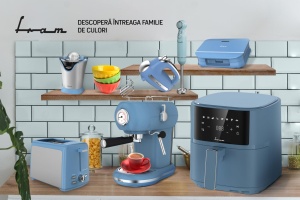 ESPRESSOR FRAM FEM-D15RBL, 1100W, 15 BAR, DIE-CAST ALUMINUM BOILER, WATER TANK: 1.2L, 2 CUPS DUAL-STAINLESS STEEL FILTER, HIGH PRESSURE FROTHING FUNCTION, DETACHABLE DRIP TRAY, OVERHEATING PROTECTION, OVERPRESSURE PROTECTION, COLOR: BLUE - Img 6