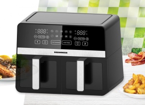 FRITEUZA DUBLA CU AER CALD HEINNER SIMCOOK HAF-K10DB24BK - Img 5