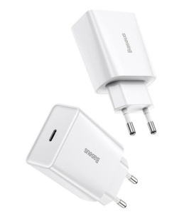 Incarcator retea Baseus Speed Mini, Quick Charge 20W, 1 x USB Type-C 5V/3.0A, alb - Img 10
