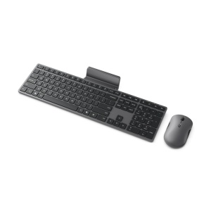 Kit wireless mouse & tastatura Lenovo 700 Modern Multi-Device Wireless Combo cu stand pentru teleofon; Mouse: pana la 4000DPI cu senzor: IR; numar de butoane: 8; conectivitate: receptor USB-A 2.4G si Bluetooth 5.4; layout tastatura: US; compatibil cu - Img 4
