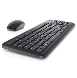 Kit Wireless tastatura si mouse Dell KM3322W, taste numerice, negru