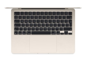 MacBook Air 13.6" Retina/Apple M4 (CPU 10-core, GPU 8-core, Neural Engine 16-core)/16GB/256GB - Starlight - INT KB (2025) 30W USB‑C - Img 2