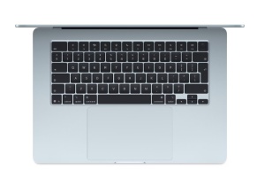 MacBook Air 15.3" Retina/Apple M4 (CPU 10- core, GPU 10- core, Neural Engine 16- core)/16GB/256GB - sky blue - INT KB (2025) - Img 2