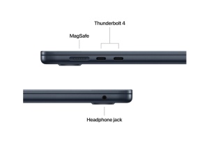 MacBook Air 15.3 Retina/Apple M4 (CPU 10-core, GPU 10-core,NeuralEngine 16-core)/16GB/256GB - Midnight - US English (2025) (cto from MW1L3RO/A) - Img 2