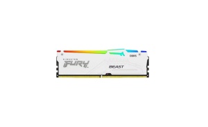 Memorie RAM Kingston DDR5 64GB 5600Mhz CL36 1.35V Dual Channel Kit Fury Beast White RGB EXPO