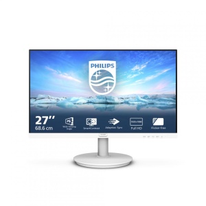 Monitor Consumer Philips 271V8AW/00, 27", 1920 x 1080 pixeli, White, 3 ani Garantie