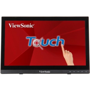 Monitor Consumer ViewSonic TD1630-3, 15.6", 1366 x 768 pixeli, Touchscreen, Black, 3 ani Garantie
