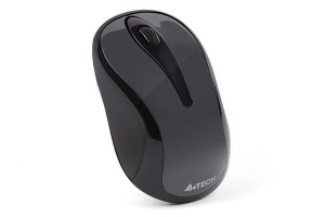 Mouse A4tech, wireless, 1000 dpi, butoane/scroll 3/1, gri - Img 2