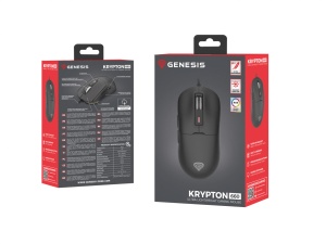 Mouse gaming cu fir Genesis Krypton 660, interfata USB, 12000 DPI, 6 butoane, iluminare RGB, negru - Img 12