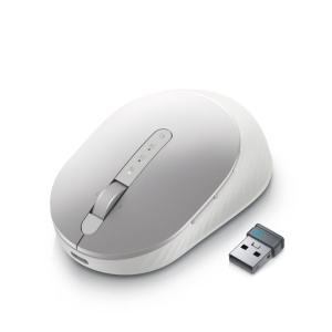 Mouse Wireless Dell MS7421W, 1600 dpi, Argintiu