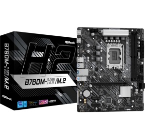 Placa de baza ASRock B760M-H2/M.2, Socket 1700, DDR5, Micro-ATX