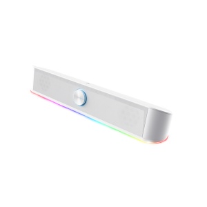Soundbar Trust GXT 619W Thorne, putere maxima iesire 12W, freccventa raspuns 150 Hz - 20.000 Hz, impendata difuzor 4 Ohm, cu iluminare, alb - Img 3