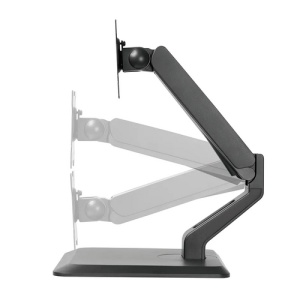 Suport monitor de birou Neomounts FPMA-D885BLACK; pentru display-uri cu diagonale 15"-32", sistem de prindere VESA 75x75~100x100, greutate maxima suportata 10kg, full motion, tilt +180°, swivel +80°, rotate +360°; gas spring; culoare negru. Garantie 5 ani - Img 2