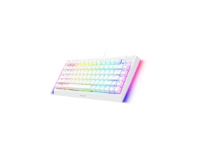 Tastatura mecanica gaming BlackWidow V4 75%, taste ABS, layout US, iluminare RGB, cu 6 butoane customizabile, suport pentru incheietura magnetic, alb - Img 10