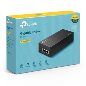 TP-Link, PoE++ Injector, TL-POE170S, Standarde si protocoale: IEEE802.3i, IEEE802.3u, IEEE802.3ab, IEEE802.3af, IEEE802.3at, IEEE802.3bt, interfata: 1 x 10/100/1000Mbps RJ45 data-in port, 1 x 10/100/1000Mbps RJ45 power+data-out port. - Img 10