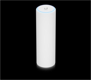 Ubiquiti Unifi U6-Mesh WIFI 6 access point, standard 802.11a/b/g WiFi 4/WiFi 5/WiFi 6 , interfata: 1x GbE RJ45, Bluetooth, protectie apa IPX5, alimentare: 802.3af PoE passive PoE, 48V, 0.32A adaptor PoE inclus, consum maxim: 11.4W, materiale: