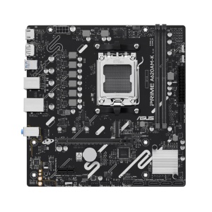 ASUS PRIME A620AM-K. Processor manufacturer: AMD, Processor socket: Socket AM5, Compatible processor series: AMD Ryzen 7000 Series, AMD Ryzen 8000 Series, AMD Ryzen 9000 Series. Supported memory types: DDR5-SDRAM, Maximum internal memory: 128 GB, Memory