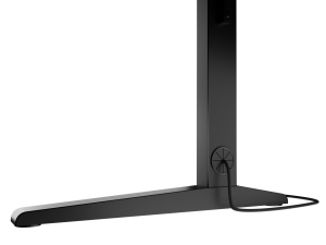 Birou gaming Genesis Holm Modular 160, material lemn/metal, reglabil pe inaltime 70 - 90 cm, iluminare RGB, management cabluri, negru - Img 4