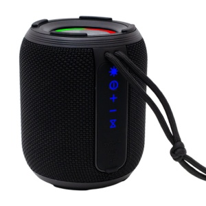 Boxa Spacer portabila bluetooth, YOUPI-BK, RMS: 6W, RGB, acumulator 1800mAh, timp de functionare pana la 5 ore, pana la 10m, AUX, FM radio, microSD, incarcare USB Type-C, IPX5, BLACK