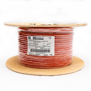 "Cablu incendiu JEH(St)H...Bd FE180 PH120 2x2x0.8 mm+0.8 , rezistenta la foc 120 minute, compatibilitate E30/E90producator 2M Kablo, 3T00000109-100Diametru fir: 0.8mmConductor: perechi torsadate cu protectie din fibra de sticla, cupru 100%Culori fire: