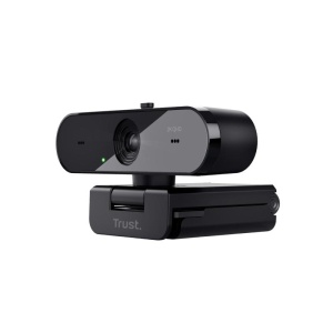 Camera web Trust Taxon QHD, interfata USB 2.0, lungime cablu 180cm, sensibilitate 56 dB, microfon dual omnidirectional, rezolutie video 2560x1440, 30 fps, auto-focus, rezolutie senzor 2560x1440, negru - Img 3