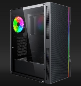 Carcasa AQYRIS ELECTRA Mid Tower ARGB NEGRU - Img 3