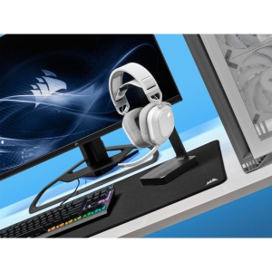 Casti cu microfon Corsair HS80 WIRELESS Surround 7.1, Multi-platform Gaming, 20Hz-40KHz, 32ohm, 116db, driver 50mm, autonomie baterie de pana la 20 de ore, alb - Img 10