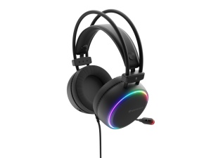 Casti gaming cu fir Genesis Neon 613 G2, sunet stereo, microfon, impendanta 32 Ohm, frecventa raspuns 20 - 20.000 Hz, lungime cablu 220 cm, iluminare RGB, frecventa raspuns microfon 10 Hz - 10 KHz, sensibilitate -42dB, conectivitate 1x Jack 3.5 mm TRRS, - Img 7