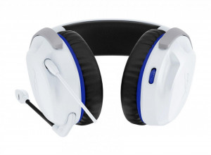 Casti gaming cu fir HyperX CloudX Stinger 2 Xbox/PC, jack 3,5mm pentru conectare direct la controller, drivere 50mm, slidere gradate, microfon cu noise cancelling, spuma cu memorie, alb - Img 2