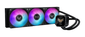 Cooler Procesor ASUS TUF GAMING LC III 360 ARGB LCD, marime radiator 397mm, 3x120mm, viteza ventilatoare 650-2600 RPM +/- 10%, Suport AMD: AM5 AM4, suport INTEL: LGA 1851/1700/1200 - Img 8