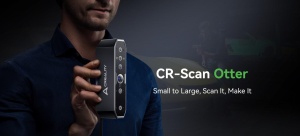 CREALITY 3D SCANNER CR-SCAN OTTER, Acuratete: pana la 0.02mm, Rezolutie 3D: 0.05-2mm, Viteza scanare:20fps, Alimentare: 5V 3A, Greutate: 390g, Color Mapping, IMU, Laser Clasa 1, Format iesire: OBJ/STL/PLY, Interfata: USB C/USB 2.0, Distanta lucru: