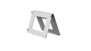 Hikvision DS-KABH6350-T table stand bracket for tabletop mounting of DS- KH6350 and DS-KH6351 series indoor video intercom monitors, SECC and silica gel material, dimensions 97.2 x 89.22 x 76.6 mm. - Img 2