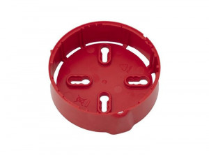 HW Baza pentru detectoarele Morley-IAS B501RF-RR; Culoare: rosu , dimensiuni: inaltime 32mm, diametru 107mm, greutate: 48g.