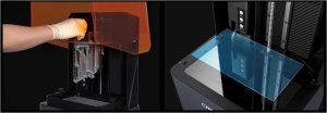 Imprimanta 3D Creality Halot-MAGE PRO cu rasina, Tehnologie SLA, Stereolitografie, sursa 150W, dimensiuni printare: 228*128*230mm, Dimensiuni imprimanta: 333*270*608mm, Viteza:170mm/h, Inaltime strat:0.05-0.15mm, LCD 10.3", rezolutie: 8K(7680x4320), - Img 3